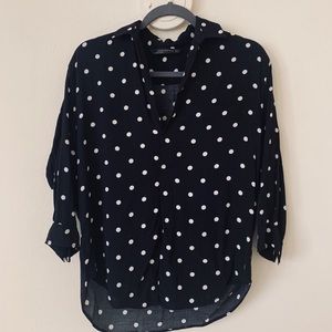 Zara Woman Polka Fot Shirt